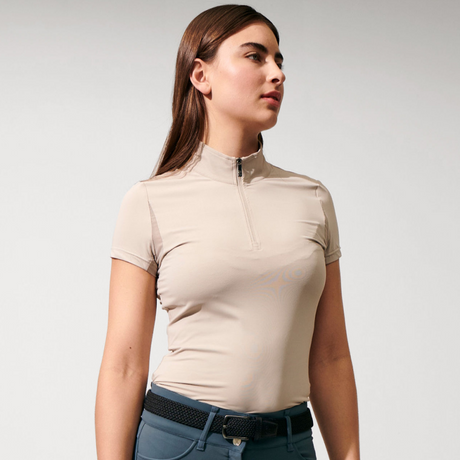 PS of Sweden Everly Short Sleeve Shirt #colour_grey-beige